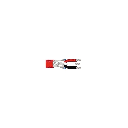 Belden Multi-Conductor Cable, TNC, 18 AWG, 3 C, Red, FEP, Stranded, 300V AC, Indoor/Outdoor, 5000 ft 83653 0025000